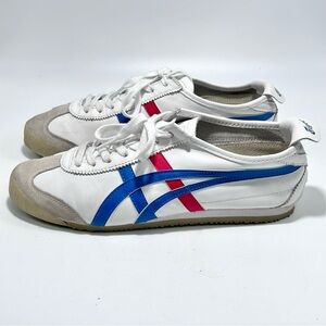 Onitsuka Tiger Mexico 66 Classic Sneakers White/Blue/Red - Size US 7.5 (EU 40.5)